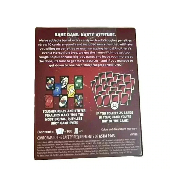 UNO Show Em NO MERCY Card Game New Sold Out TikTok 2023 IN HAND SEALED - Picture 2 of 2
